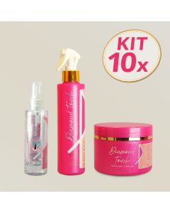kit10pinkflowdiamondtouchmascaraleaveins