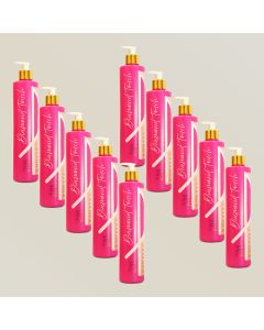 kit10shampoopinkflowdiamondtouch3em1hidr