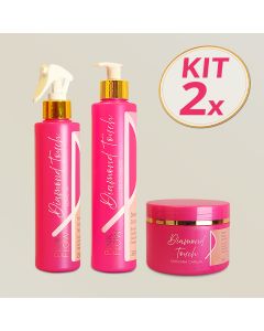 kit2pinkflowdiamondtouchcondicionadormas