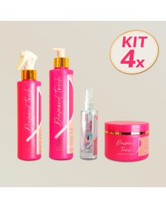 kit4pinkflowdiamondtouchcondicionadormas
