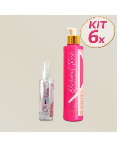 kit6pinkflowdiamondtouchcondicionador300