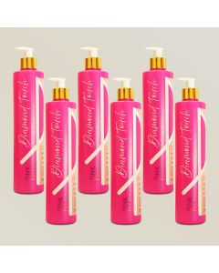 kit6shampoopinkflowdiamondtouch3em1hidra