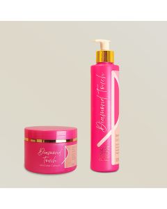 kitpinkflowdiamondtouchcondicionador300m