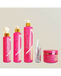 kitpinkflowdiamondtouchmascarashampoocon