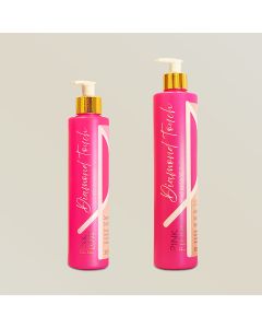 kitpinkflowdiamondtouchshampoo500mlcondi