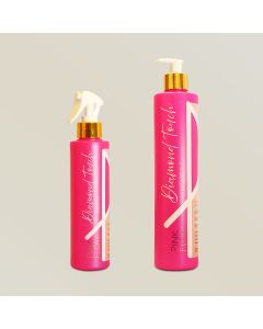 kitpinkflowdiamondtouchshampoo500mlleave